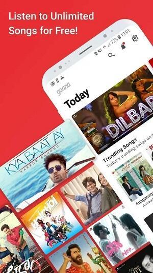 Gaana: MP3 Songs, Music App Captura de pantalla 3