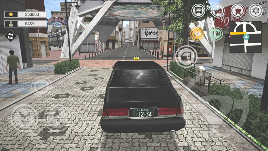 Japan Taxi Simulator : Driving Captura de tela 0