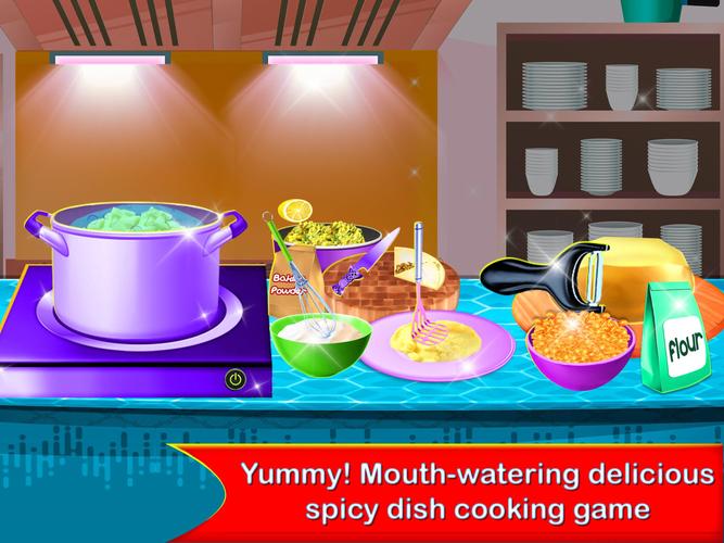 Indian Street Food Cooking Fun Captura de tela 2