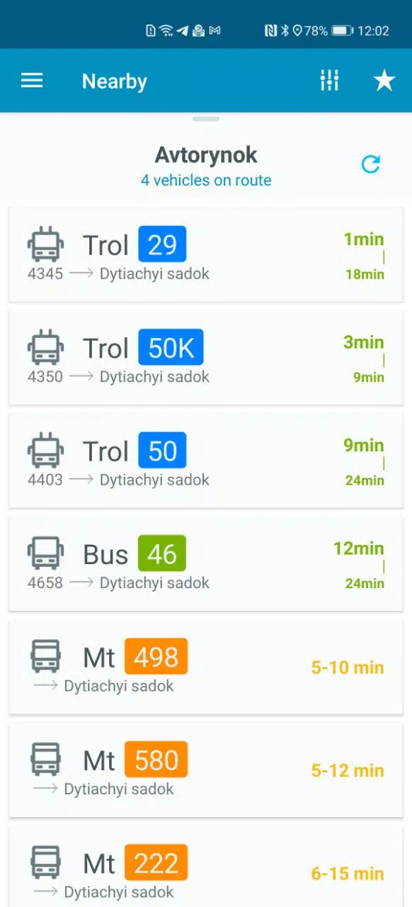 EasyWay public transport Screenshot 2