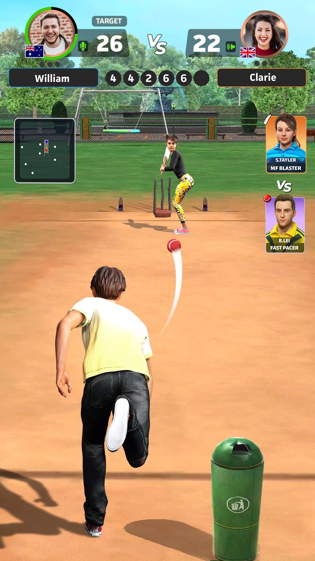 Cricket Gangsta™-Cricket Game 스크린샷 1