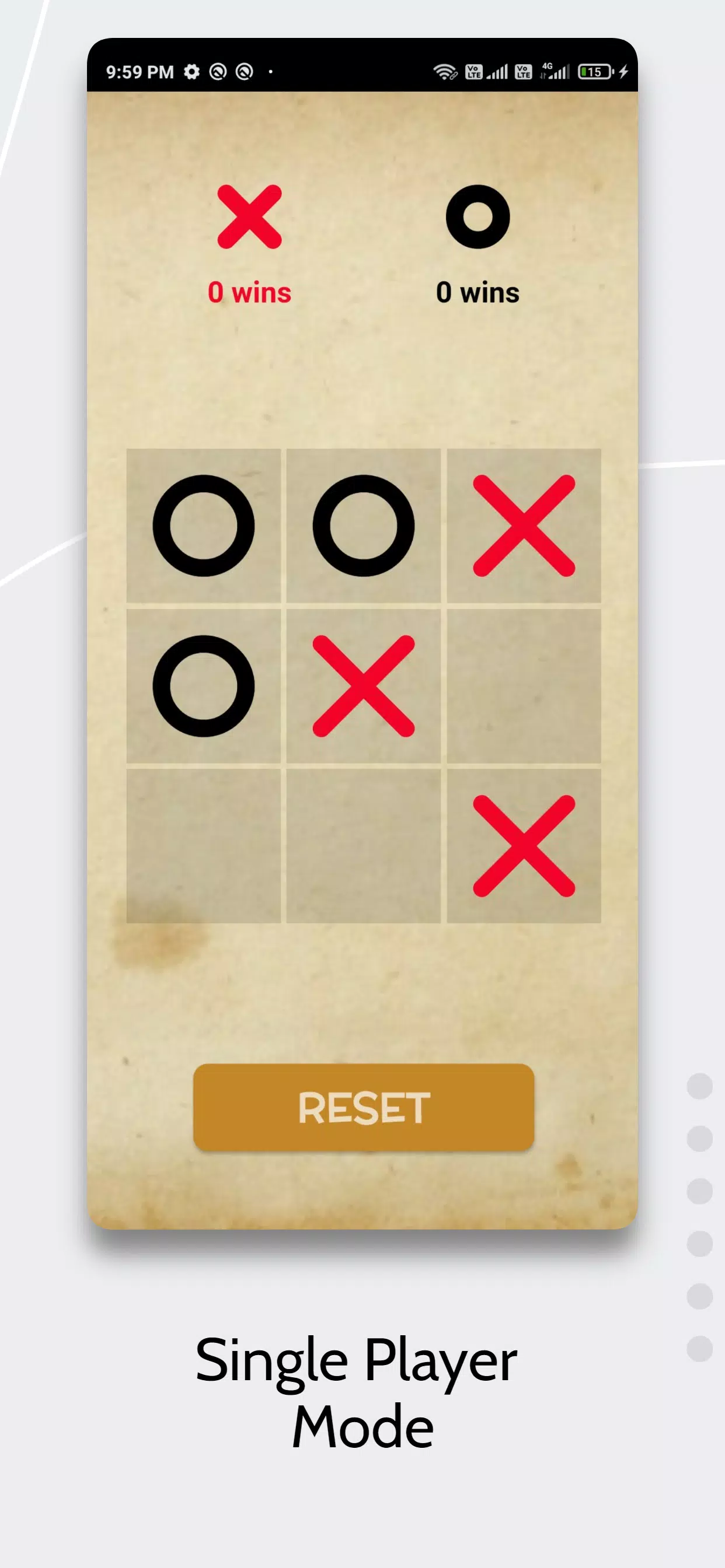 Tic Tac Toe AI Game スクリーンショット 1