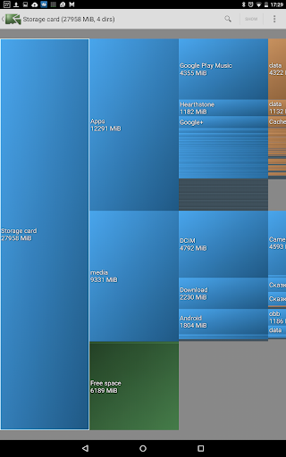 DiskUsage Schermafbeelding 2