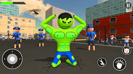 Incredible Monster: Superhero Prison Escape Games Capture d'écran 1