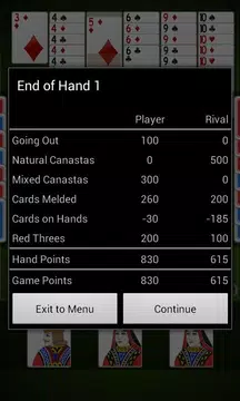 Canasta Card Game by Gazeus Schermafbeelding 2