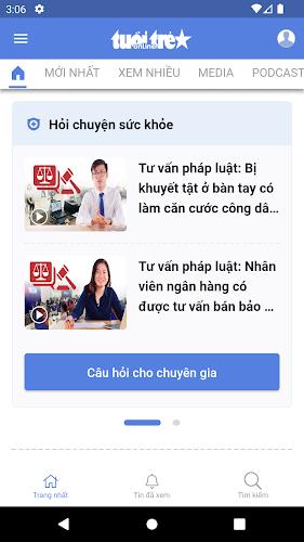 Tuổi Trẻ Online Ekran Görüntüsü 1