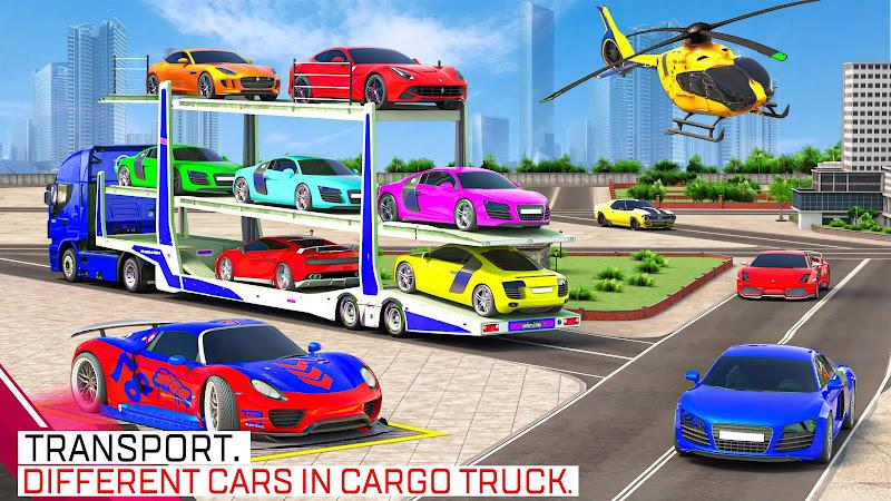 Car Transport Truck Games 스크린샷 2