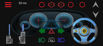 Steering Wheel Emulator(Euro Truck) Schermafbeelding 0