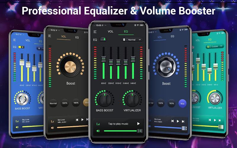 Equalizer & Bass Booster,Music ဖန်သားပြင်ဓာတ်ပုံ 0