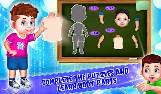 Kids Learning Human Bodyparts Schermafbeelding 3