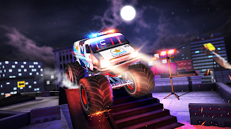 Mega Truck Rooftop Stunt Games Ekran Görüntüsü 3