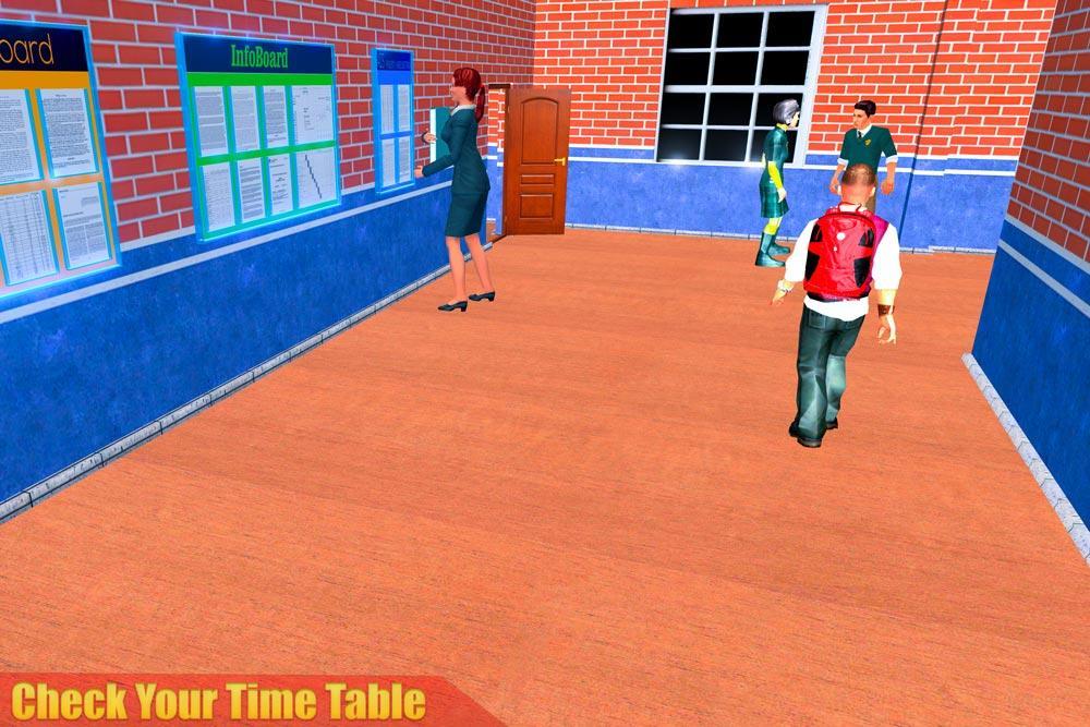 Virtual High School Teacher 3D Schermafbeelding 1