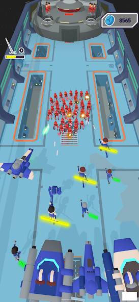 Schermata Space Army: Universe Clash Mod 1