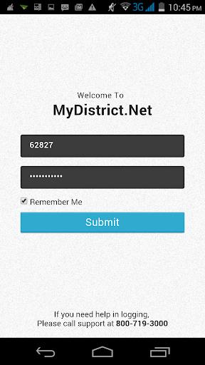 Schermata MyDistrict Delivery app 0