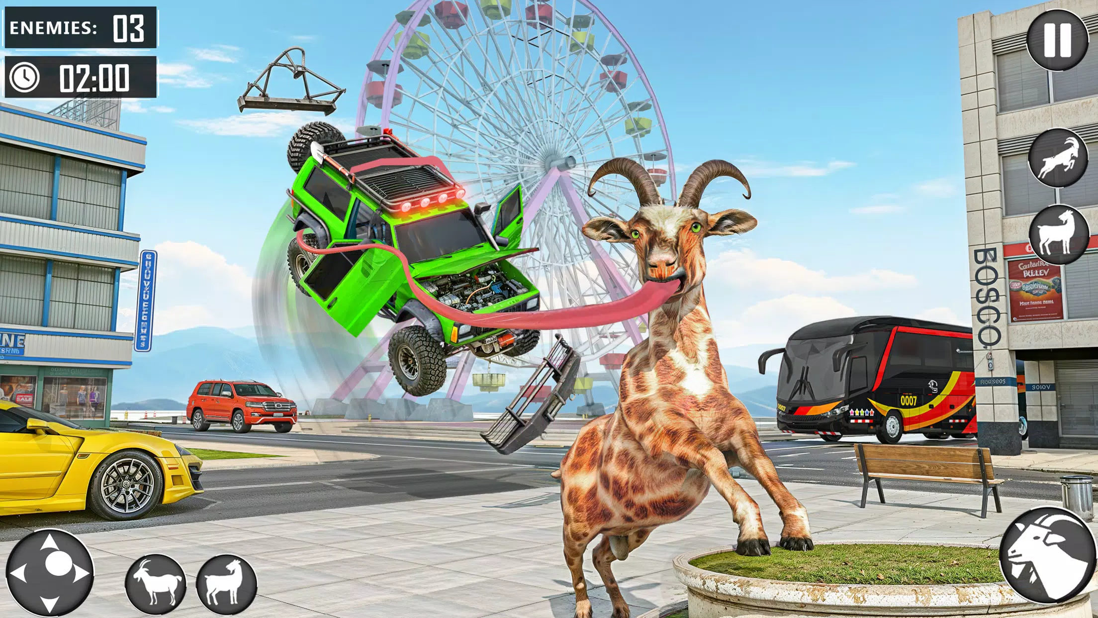 Angry Goat Fun Simulator Ekran Görüntüsü 0