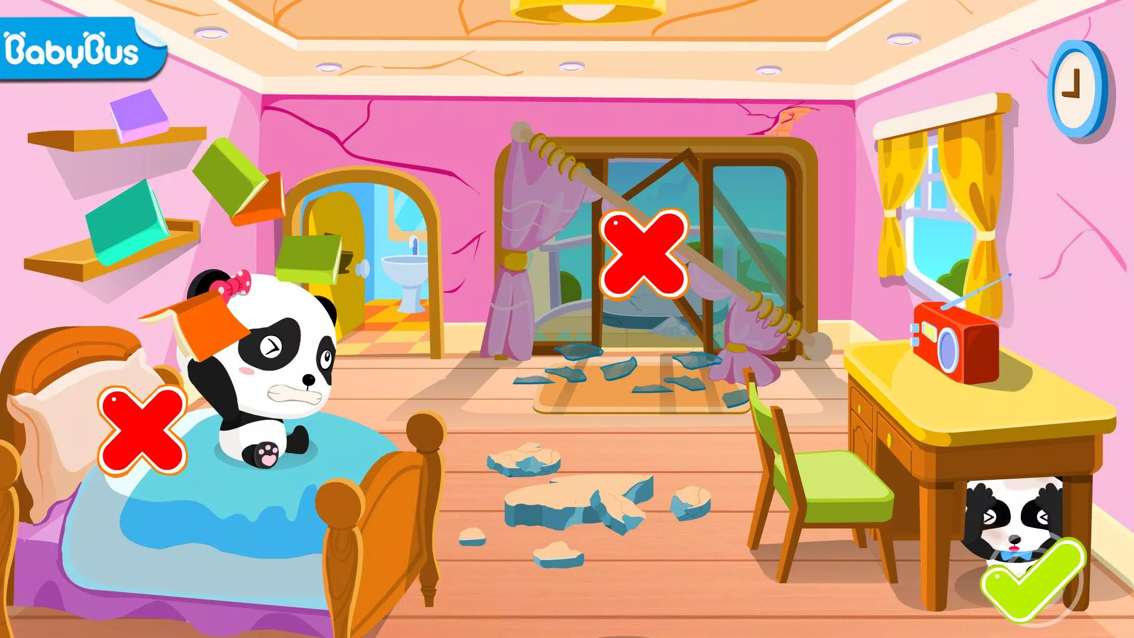 Baby Panda Earthquake Safety 1 ภาพหน้าจอ 0