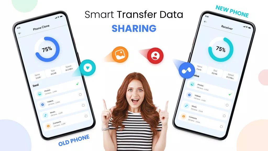 Transfer All Data - PhoneClone স্ক্রিনশট 0