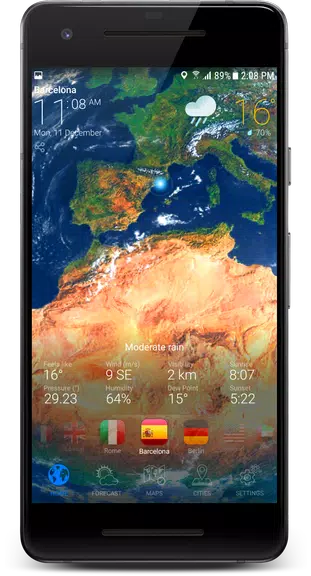 3D EARTH - weather forecast 스크린샷 3