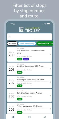 Miami Beach Trolley Tracker Скриншот 1