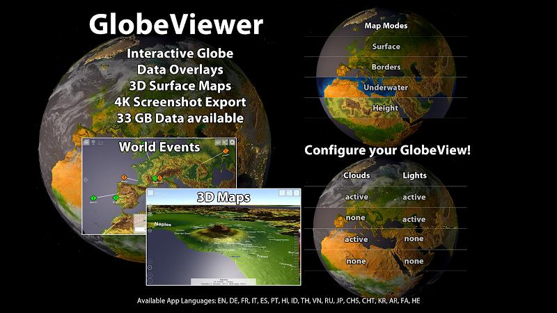 GlobeViewer स्क्रीनशॉट 0