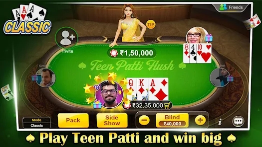 Teen Patti Flush 3 Patti Poke Ekran Görüntüsü 2