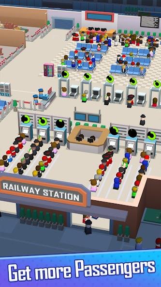 Schermata Railway Tycoon - Idle Game Mod 3