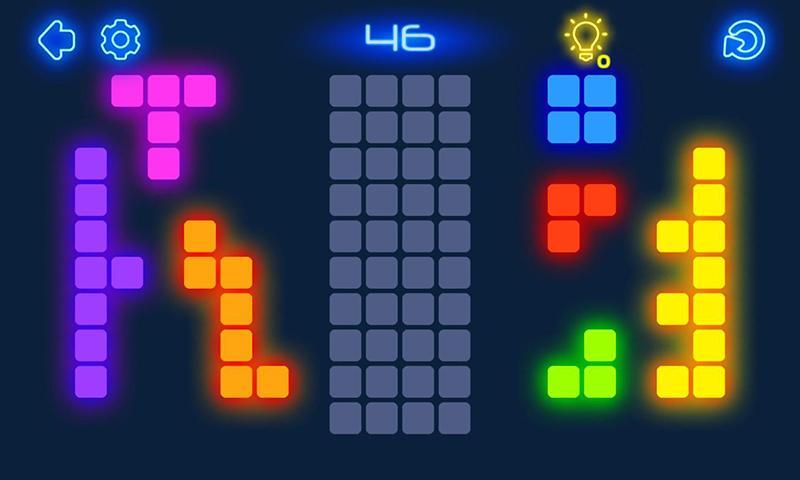 Glow Puzzle Block 3D Скриншот 0