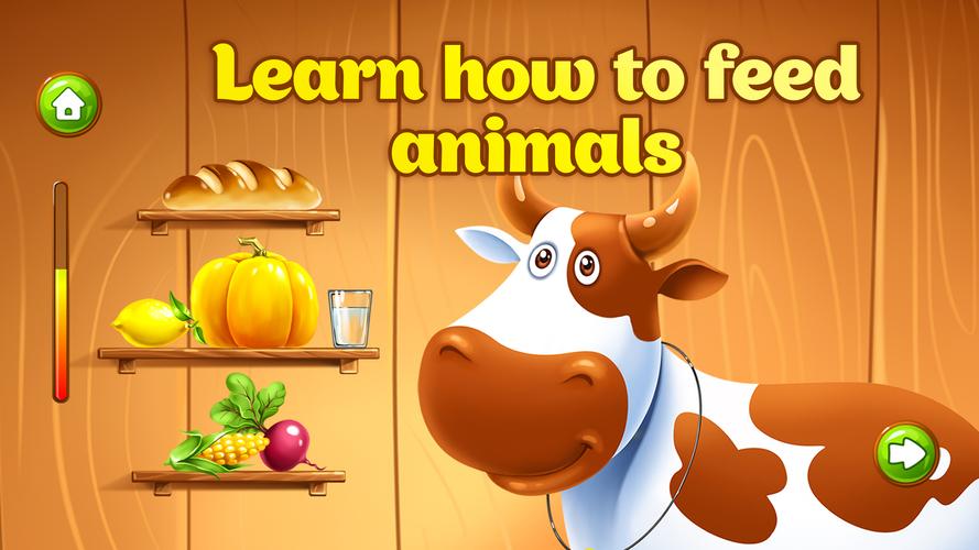 Kids Animal Farm Toddler Games スクリーンショット 1