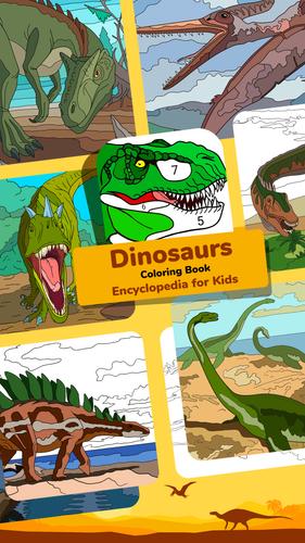 Dino Coloring Encyclopedia Tangkapan skrin 0