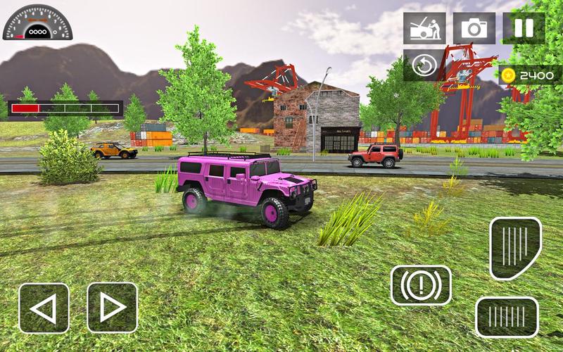 6x6 Truck Offroad Driving Sim Zrzut ekranu 3