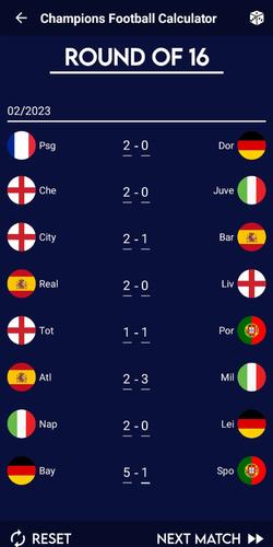Champions Football Calculator ဖန်သားပြင်ဓာတ်ပုံ 3