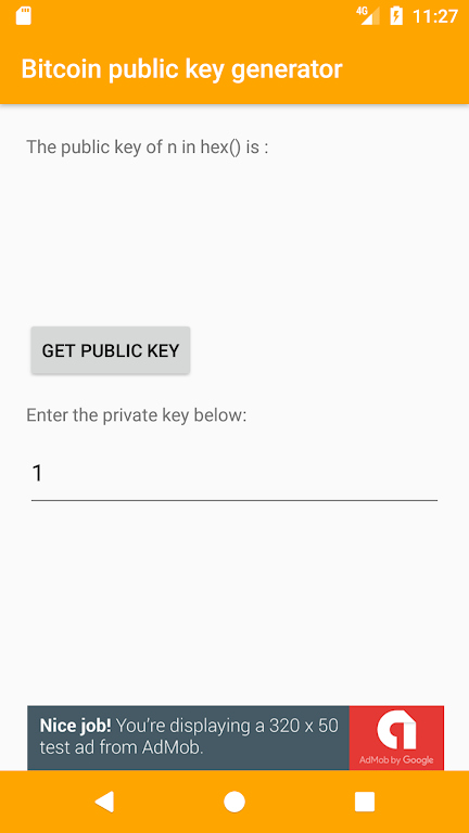 Bitcoin Public Key Generator Mod Tangkapan skrin 2