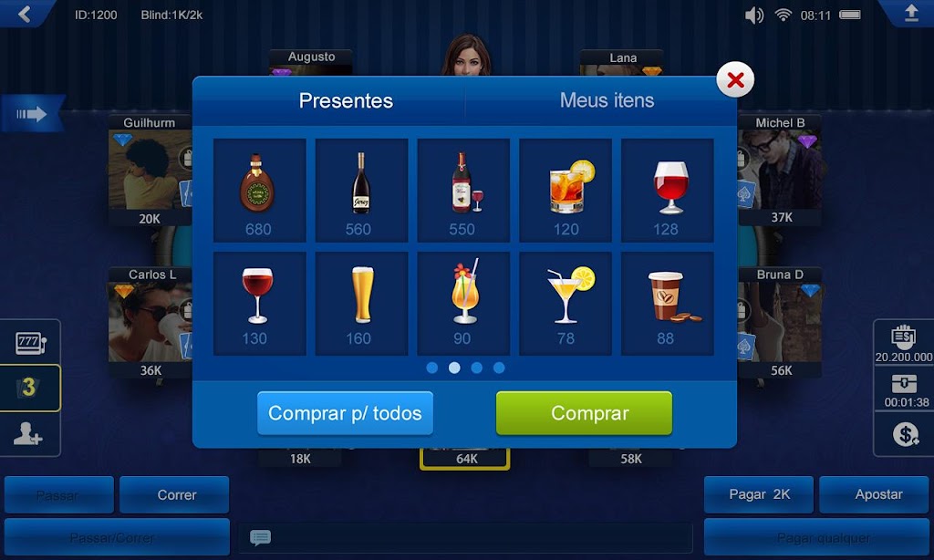 Poker Brasil HD Capture d'écran 2