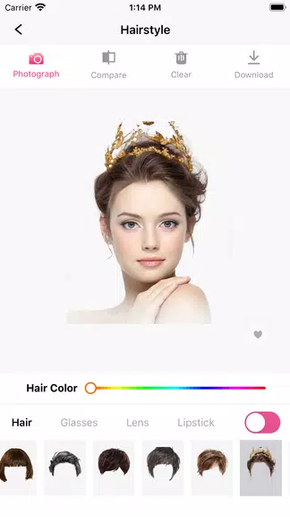 Hair Makeover-modiface・haircut應用截圖第2張