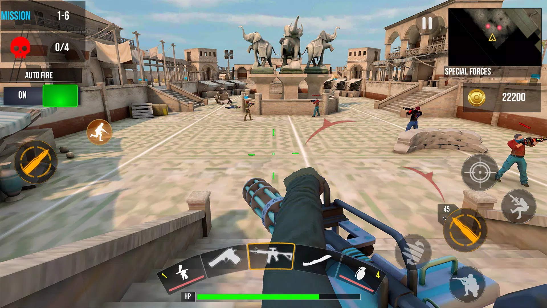 FPS Commando Frappe 3D Capture d'écran 3
