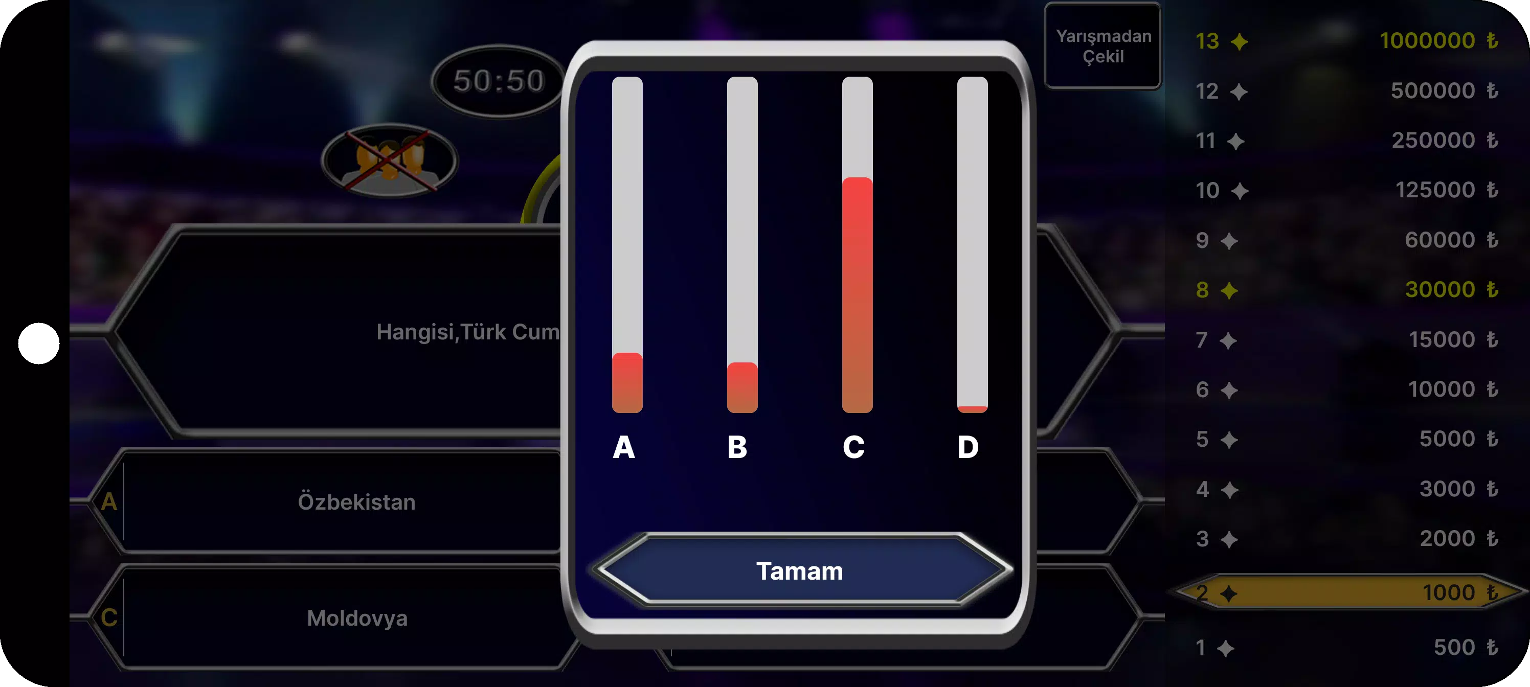 Milyoner Bilgi Yarışması應用截圖第3張