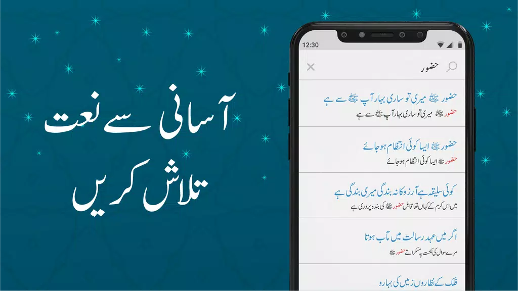 Naat Lyrics Library Screenshot 2