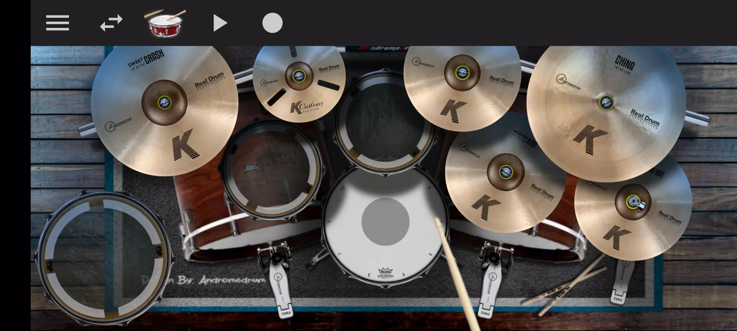 Mega Drum - Drumming App Capture d'écran 0