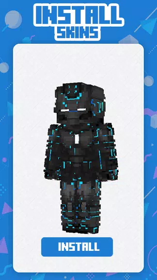 Neon Squad Skin Minecraft ภาพหน้าจอ 3