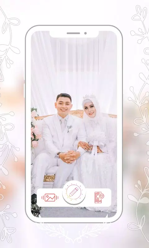 Hijab Couple Bridal Editor 스크린샷 3