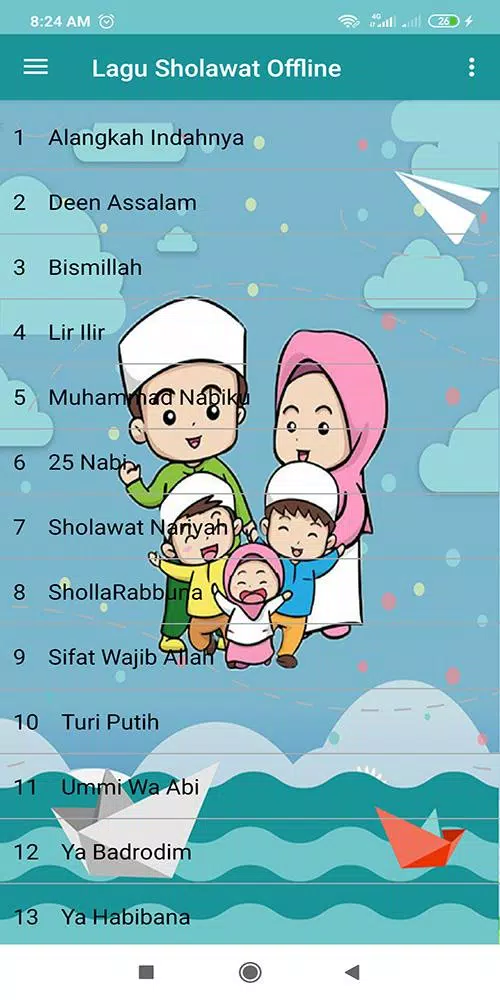 Lagu Sholawat & Anak Muslim ဖန်သားပြင်ဓာတ်ပုံ 1