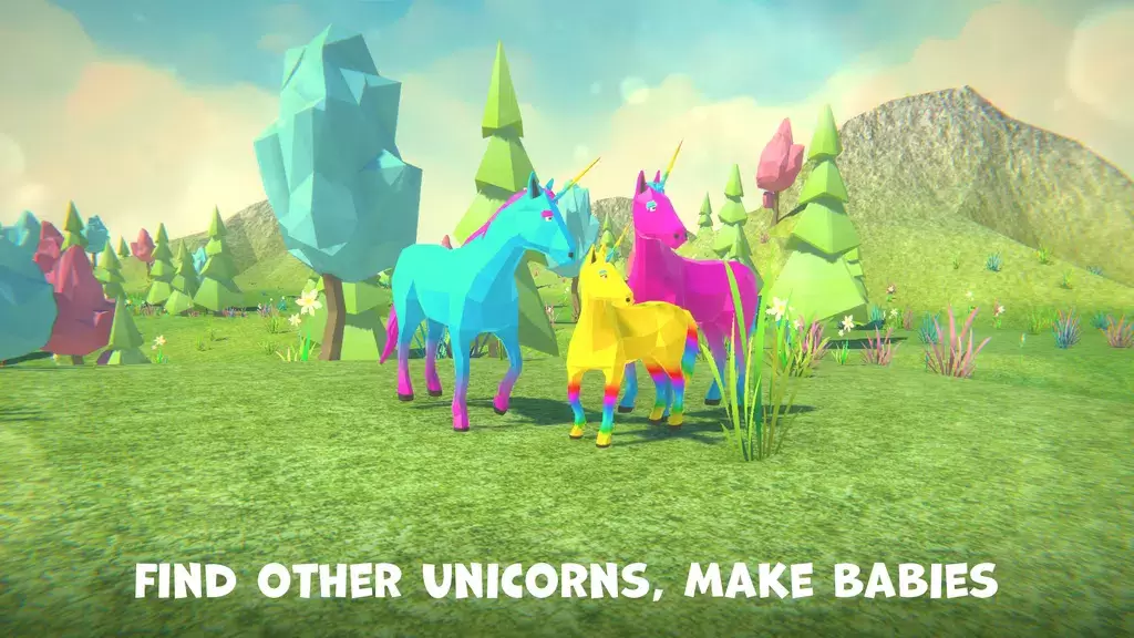 Unicorn Family Simulator Tangkapan skrin 0