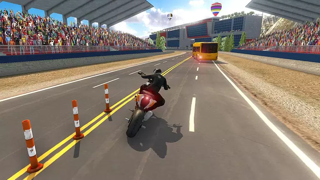 Bike VS Bus Racing Games Zrzut ekranu 2