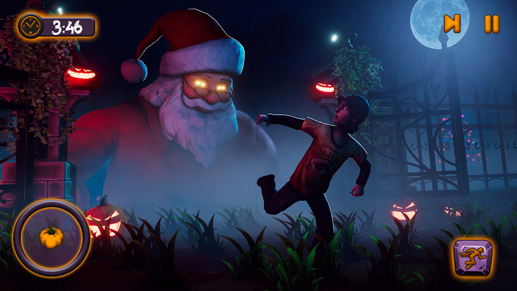 Scary Santa Horror Escape Game Tangkapan skrin 2