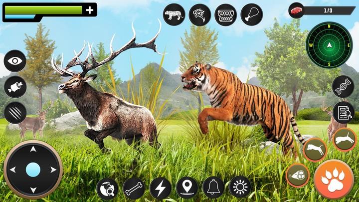 Tiger Simulator Animal Game 3D Скриншот 0