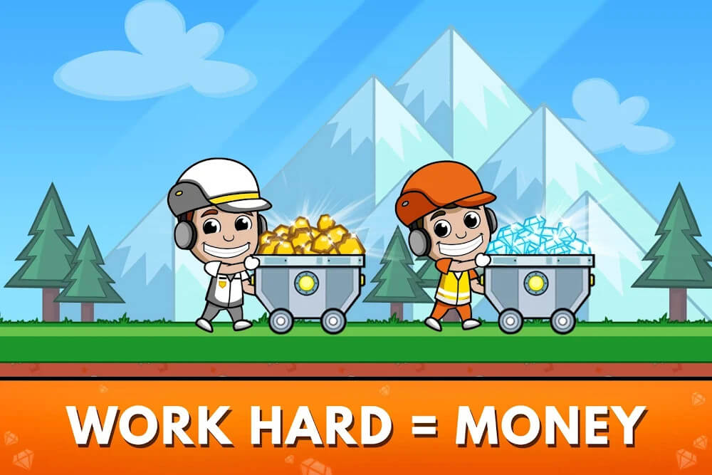 Idle Miner Tycoon Mod स्क्रीनशॉट 1