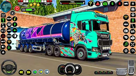 US Oil Tanker Truck Drive Sim Captura de tela 0