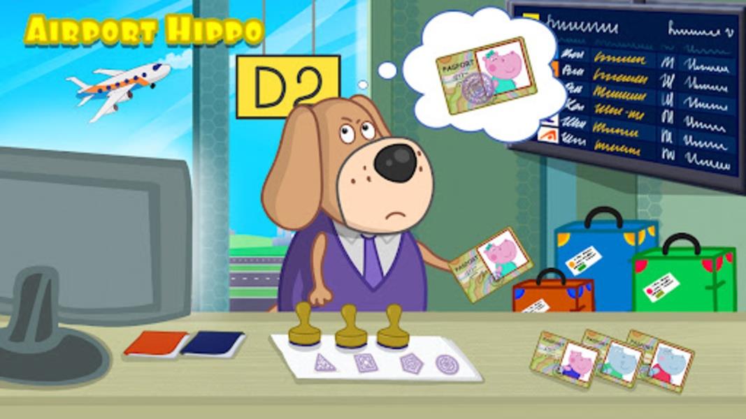 Hippo: Airport adventure ဖန်သားပြင်ဓာတ်ပုံ 2