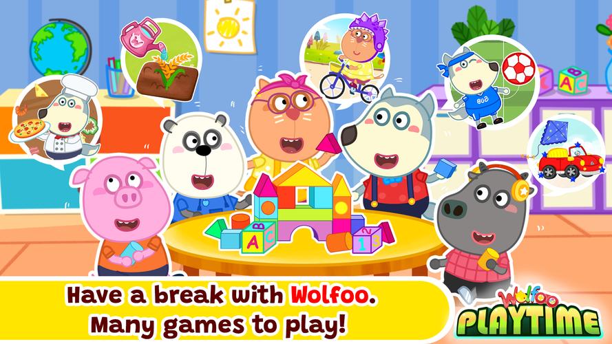 Wolfoo Playtime School Stories應用截圖第0張