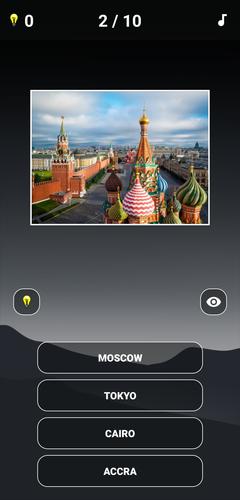 Capitals of the World - Quiz 1 स्क्रीनशॉट 0